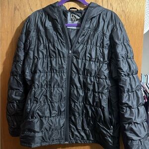 Black Puffer Jacket by Duckworth